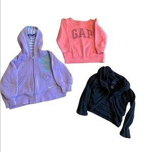 Baby Gap & Nike Lot of Three Sweaters 12-18 Months